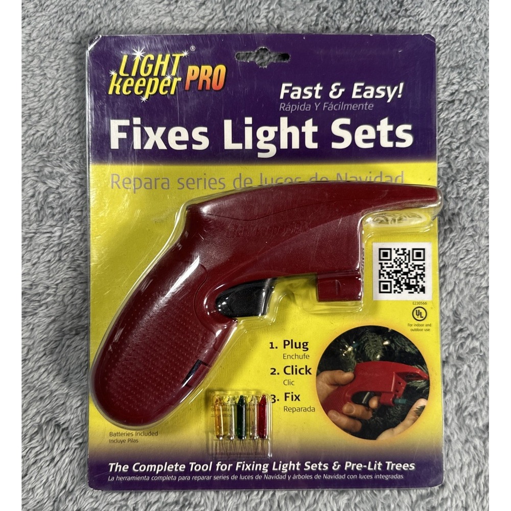 LightKeeper Pro Repair Tool for Light Sets & Pre-lit Trees BRAND NEW SEALED